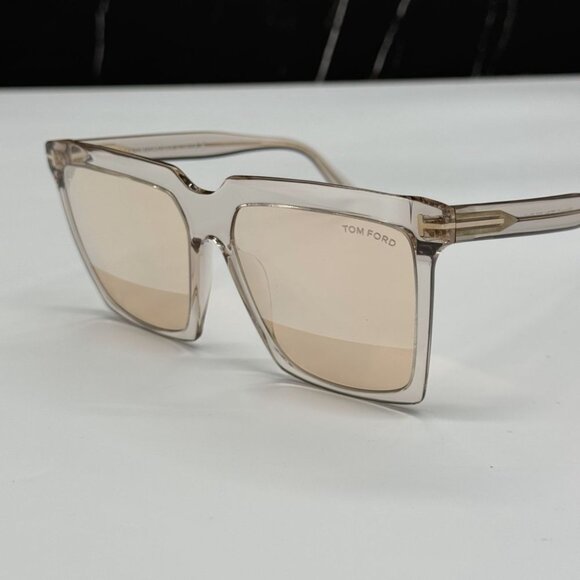 NEW TOM FORD TF764 20Z WOMEN SQUARE SUNGLASSES TOM FORD SABRINA-02 FT0764 - Picture 6 of 12